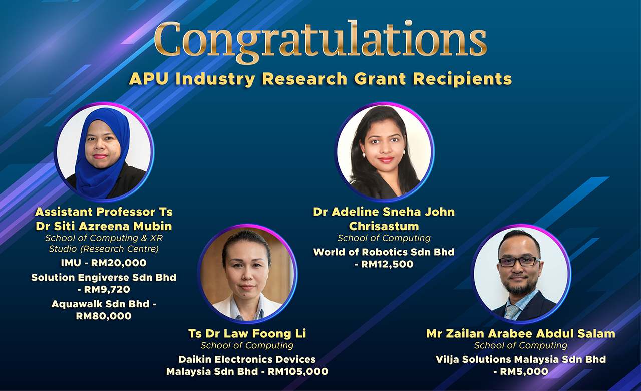 260724 APU Industry Research Grant Recipients_1280x780 CampusTV-1