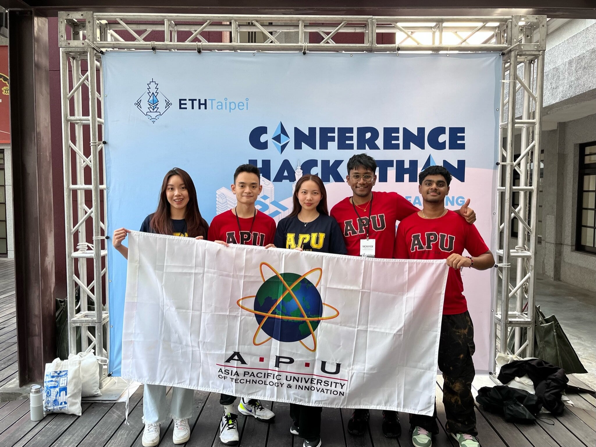 APUBCC Triumphs At ETHTaipei 2024 Hackathon APU